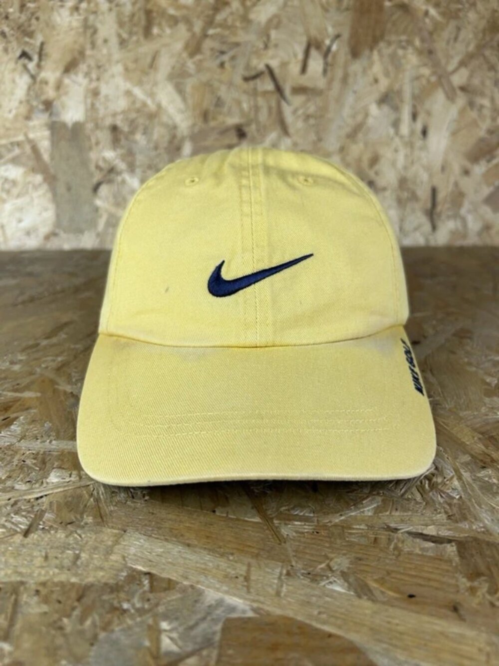 Nike Golf Hat Cap Adjustable Strapback Yellow One Size